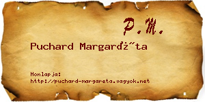 Puchard Margaréta névjegykártya
